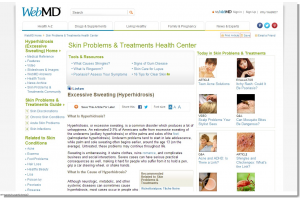 An Overview of Hyperhidrosis, or Excessive Sweating